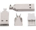 USB-Steckverbinder, Stecker, USB-A 2.0, Gerade, Positionen - 4